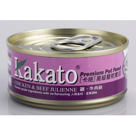 KAKATO 罐頭(雞+牛肉絲) 70G KAKATO 罐頭(雞+牛肉絲) 70G
